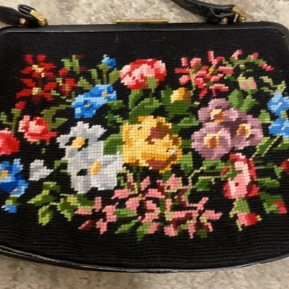 Vintage  tapistry bag - Picture 2 of 7
